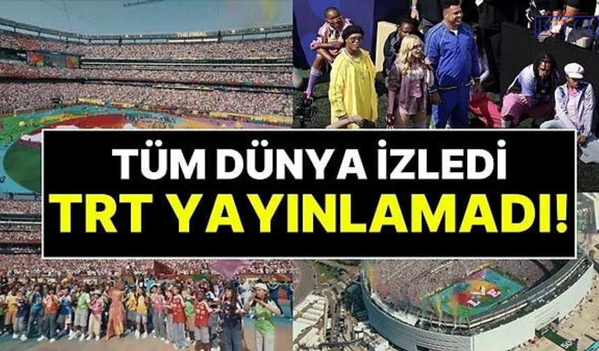 Tüm Dünya’da gözler Shakira’da: Trt yayınlamadı