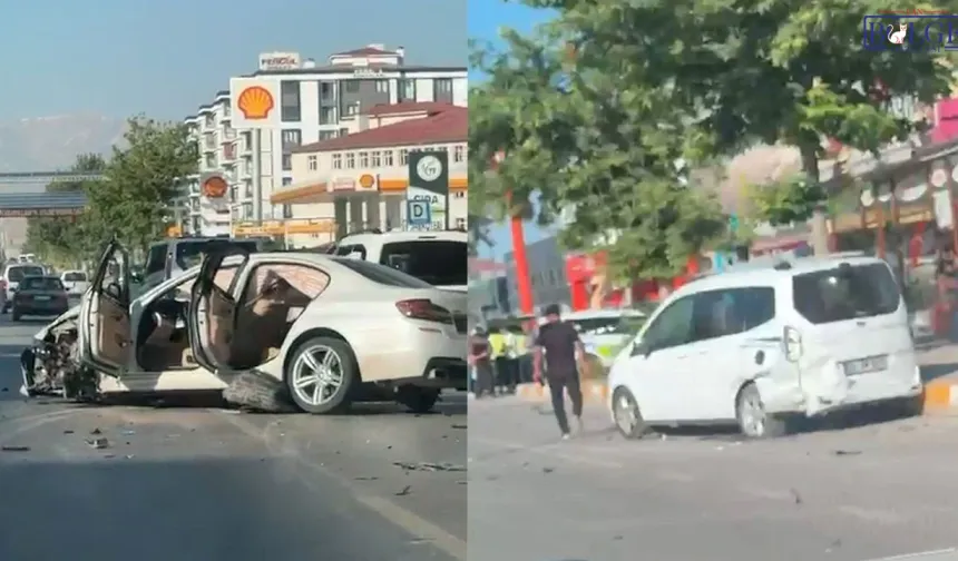 Van'da Zincirleme Kaza! 3 Araç Birbirine Girdi, Yaralılar Var