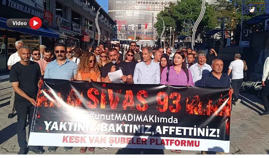 Van’da Sivas Katliamı’nın 33. Yılında Anma ve Adalet Çağrısı