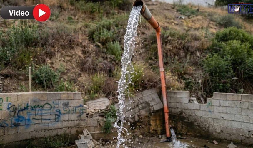 Van'da Yüzlerce Haneye Yetecek Su Yıllardır Boşa Akıyor !