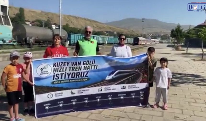 Vangölü Aktivistleri’nden Vangölü İçin Tren Garın’da Dikkat Çeken Çağrı