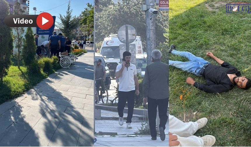 Van’da Parkta Baygınlık Geçiren Kişiye Müdahale Edilmedi