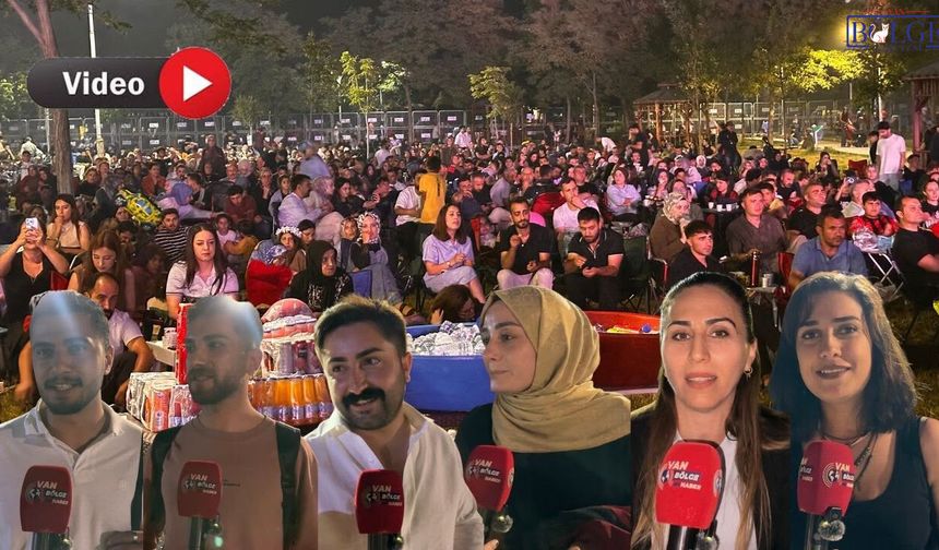 Van'da Kültür Yolu Festivalinde Yurttaşlardan Sitem: Alanda Endişeleniyoruz
