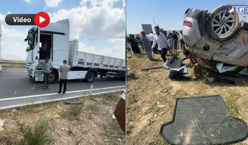 Van’da Düğün Konvoyunda Feci Kaza: 1’i Ağır 4 Yaralı