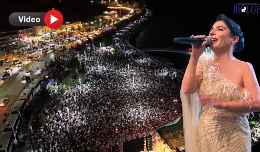 Rojda’dan Van’da Unutulmaz Gece: Binlerce Yurttaş Konser Alanına Sığmadı