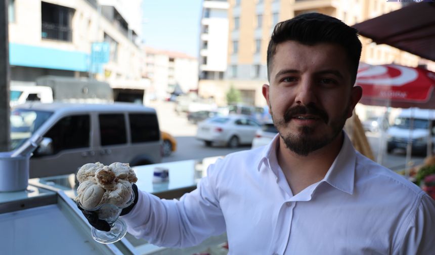 Tescilli lezzet orcikten dondurma yaptılar