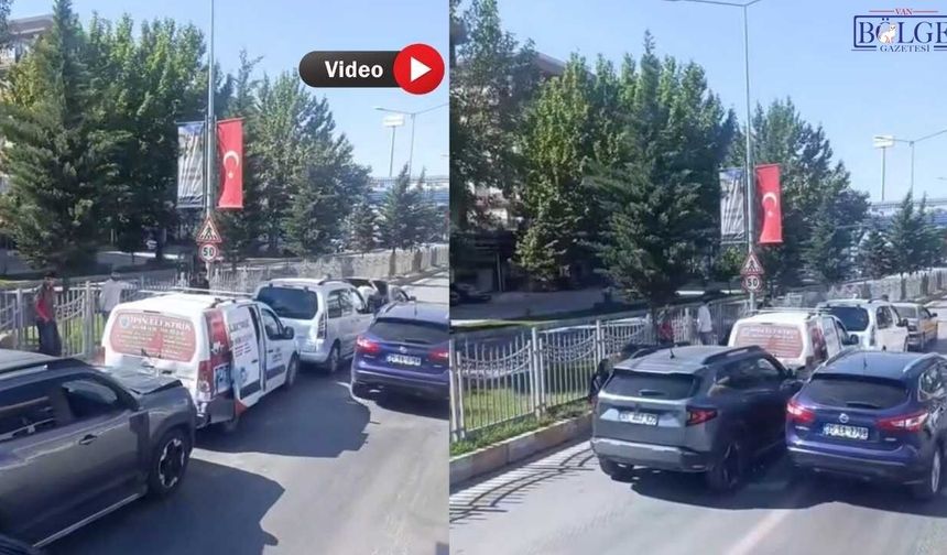 Van Edremit Yolunda Zincirleme Kaza