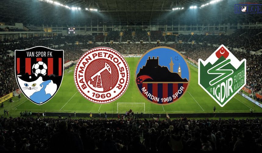 Vanspor, Batman, Mardin ve Iğdır’ın İlk Hafta Programı Açıklandı