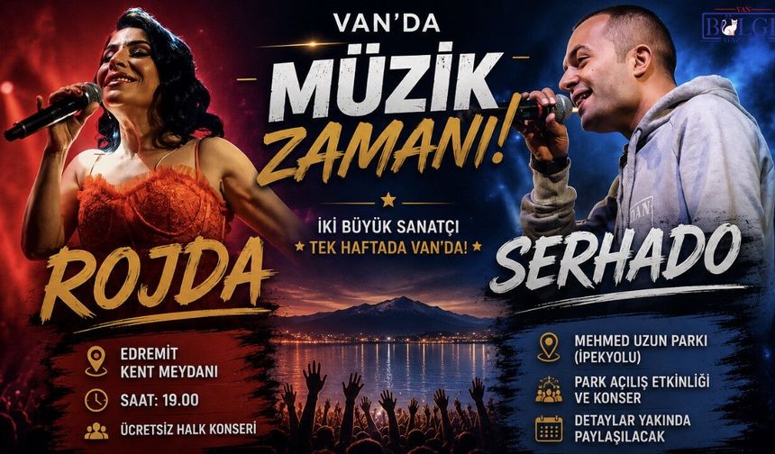 Rojda ve Serhado Van’da Konser Verecek! İşte Tarih ve Yer Bilgileri