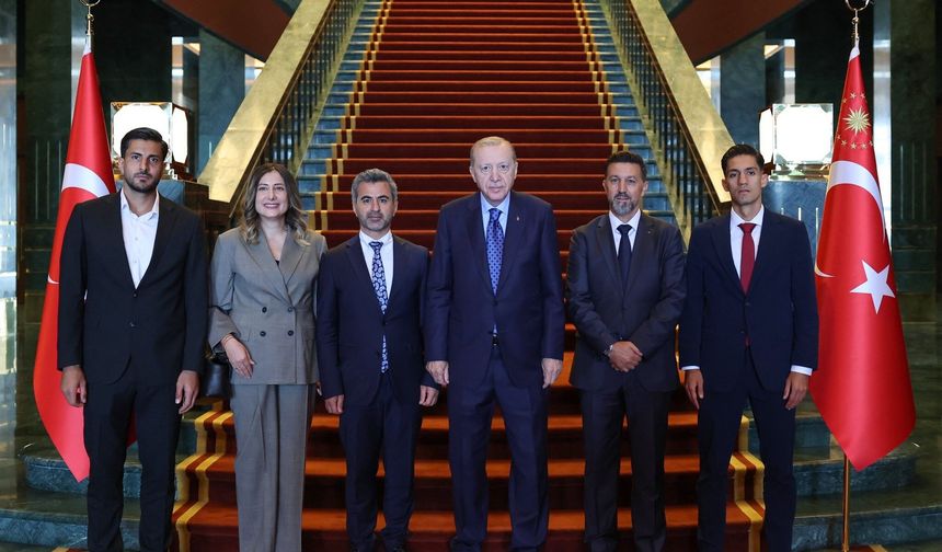 Amedspor Heyeti Cumhurbaşkanı Erdoğan’la Bir Araya Geldi