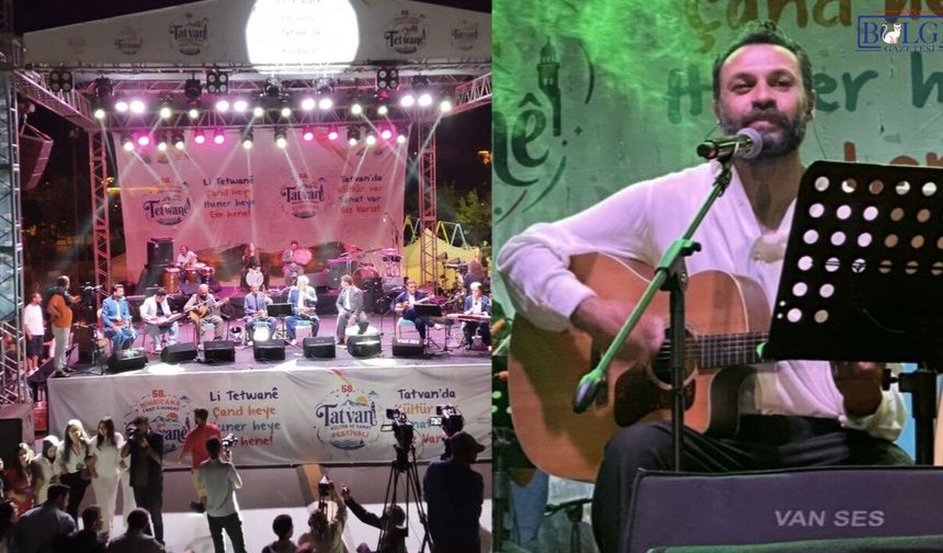 58. Kültür ve Sanat Festivali’nde Kamkars ve Serdar Canan Tatvan’ı Coşturdu