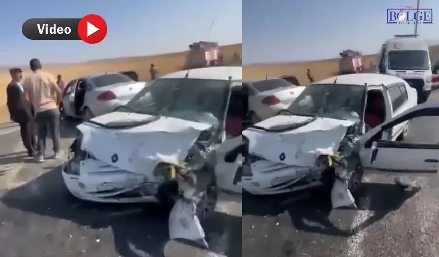 Van-Başkale Yolunda Zincirleme Kaza: Yaralılar Var