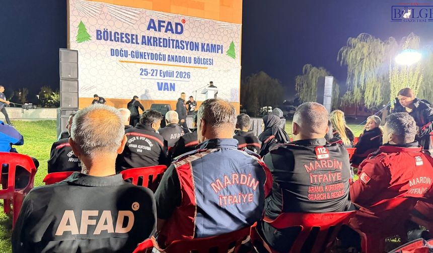 Van’da AFAD Bölgesel Akreditasyon Kampı başladı