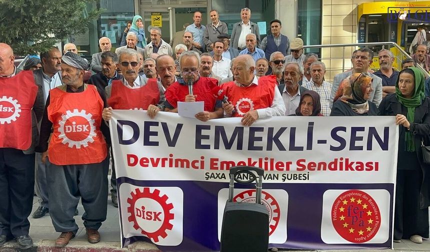 Van’da emekliler geçinemiyor: “Sadaka değil, hakkımızı istiyoruz”