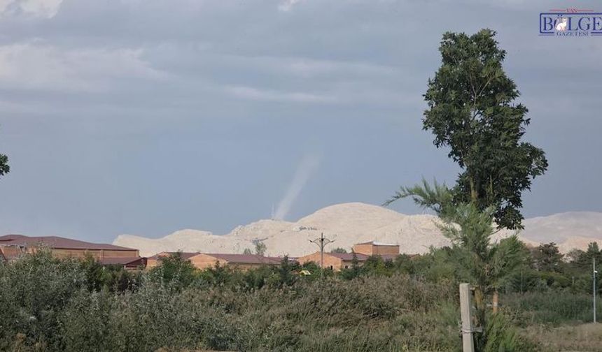 Van’da hortum sonrası rüzgar paniği