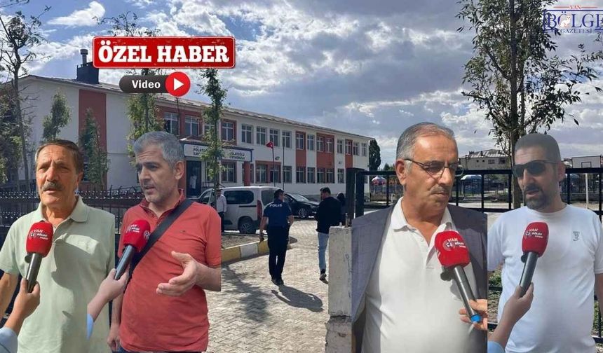 Van’da Okulda Silah Paniği! Vatandaşlardan Çarpıcı Çıkış