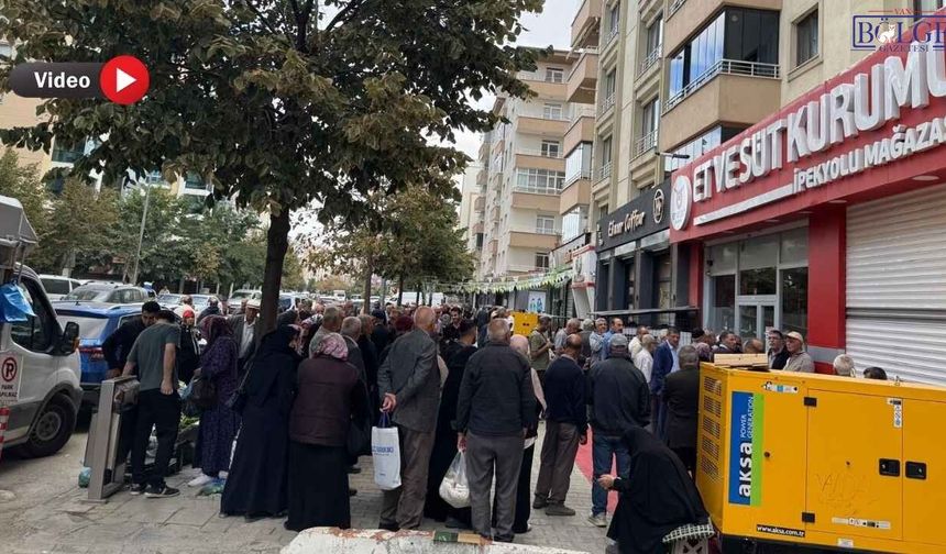 Van’da Et ve Süt Kurumu önünde uzun kuyruk: Şubeler neden kapatıldı?