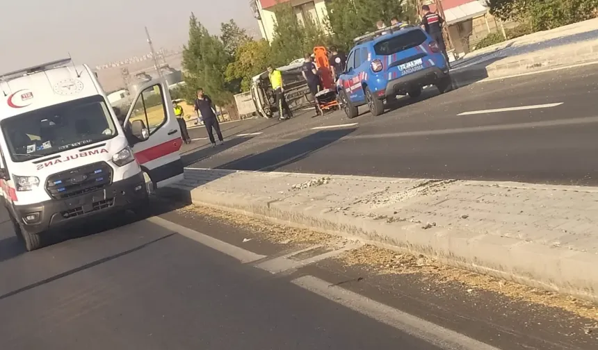 Otomobil takla attı: 4 yaralı