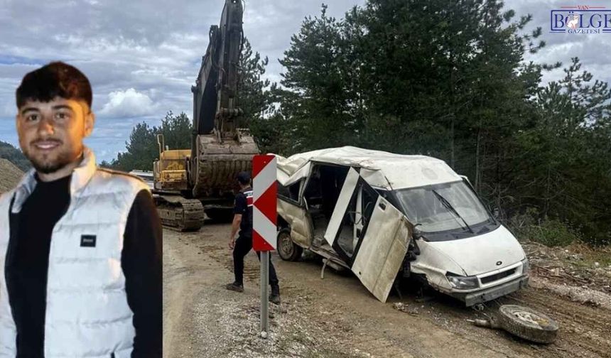 Araç şarampole yuvarlandı: 18 yaşındaki Vanlı İsmail hayatını kaybetti