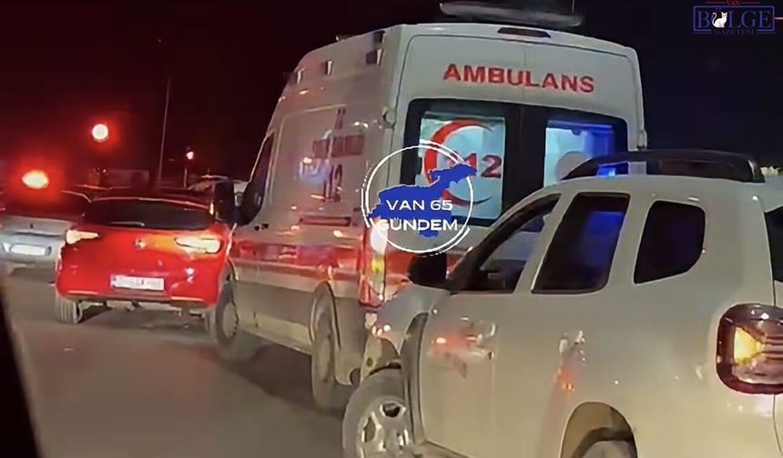 Van’da sahil yolunda zincirleme kaza: 6 araç birbirine girdi, 2 yaralı