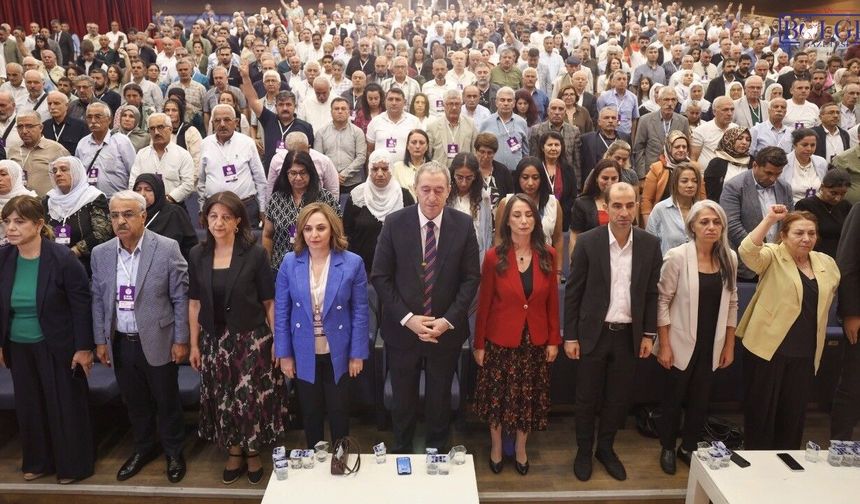 DEM Parti Kongresi’nde Eş Genel Başkanlar Güven Tazeledi