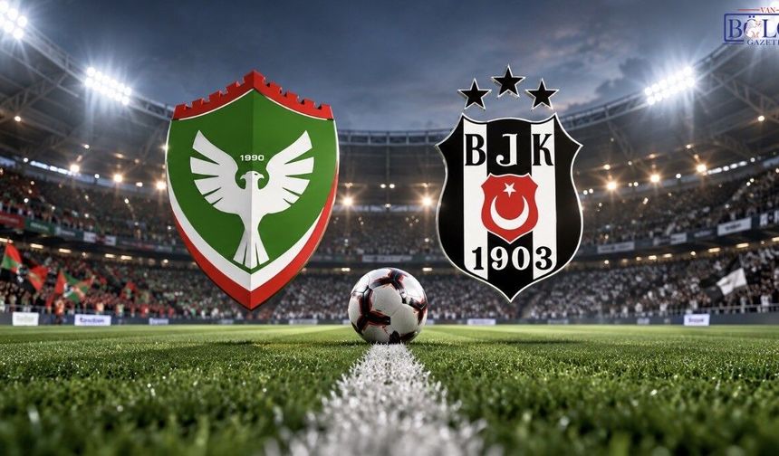 Amedspor-Beşiktaş maçında ilk 11 belli oldu!