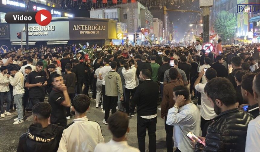 Amedspor’un Beşiktaş’ı Yenmesi Van’da Coşkuyla Kutlandı