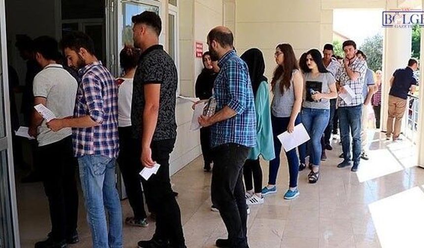 Van’da KPSS heyecanı başladı