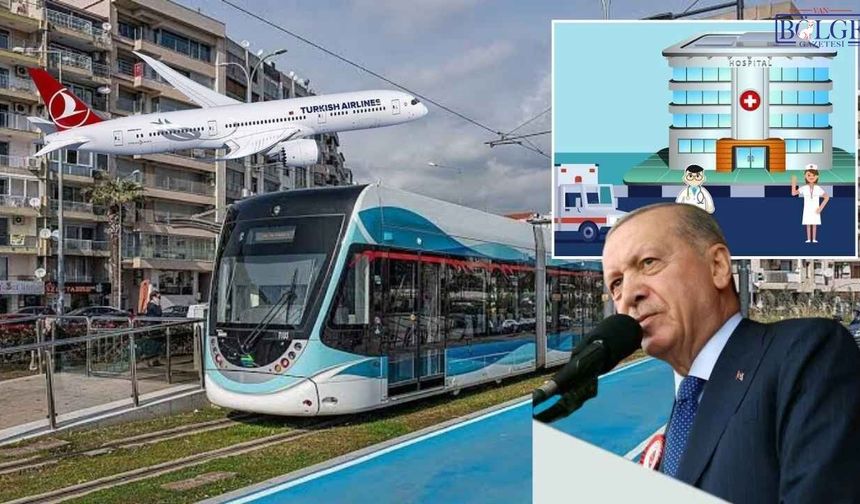Van’a 3 Dev Projeyi Cumhurbaşkanı İmzaladı 'Tramvay, Hastane ve Havalimanı'