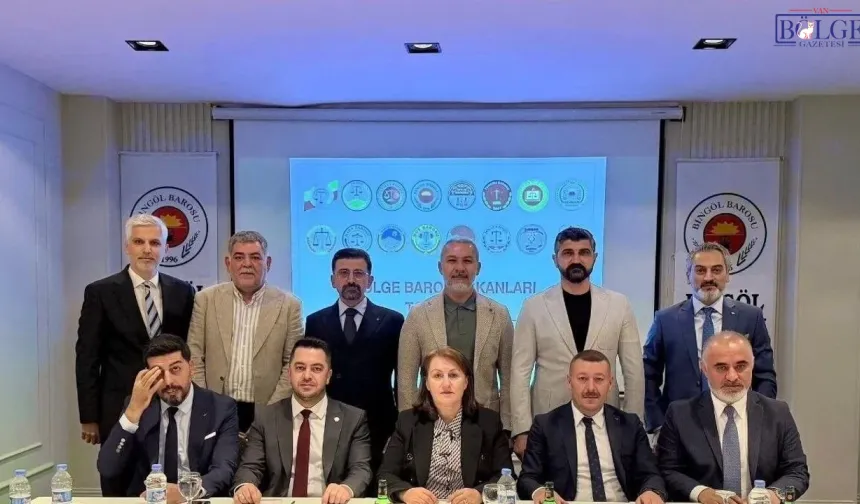 Van Barosu’nun da katıldığı toplantıda dikkat çeken mesajlar: Kürt meselesi gündemde
