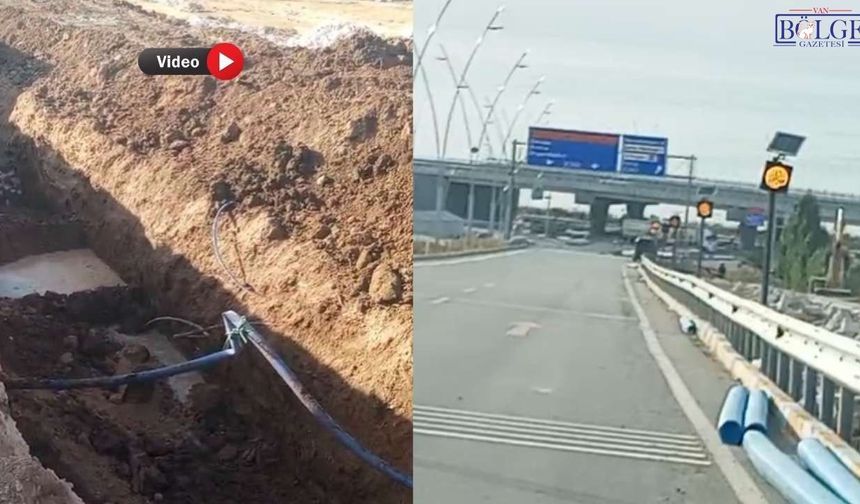 Van’da İnşaat Firmasının Çalışması Mahalleliyi 2 Gündür Susuz Bıraktı!