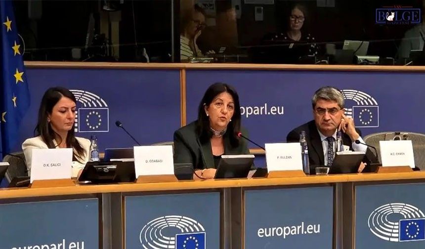 Pervin Buldan Avrupa Parlamentosu’nda Süreci Anlattı