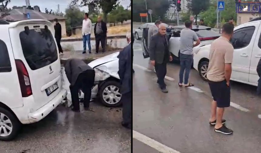 Van’da zincirleme kaza! 3 araç birbirine girdi