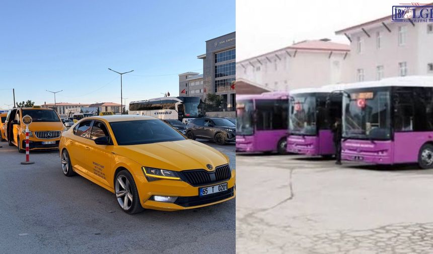 Van’da Taksi ve Toplu Taşıma Ücretlerine Zam: İşte Yeni Tarifeler