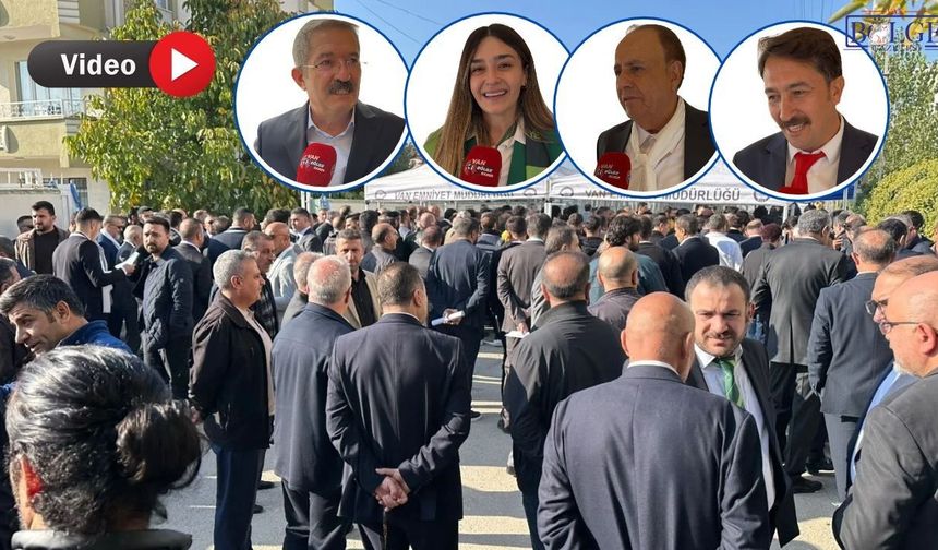 Van TSO seçimlerinde 4 adaydan ilk değerlendirme