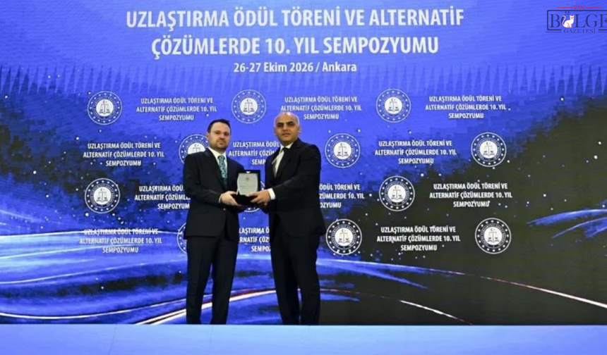 Van Cumhuriyet Başsavcılığına Uzlaştırma Başarı Ödülü