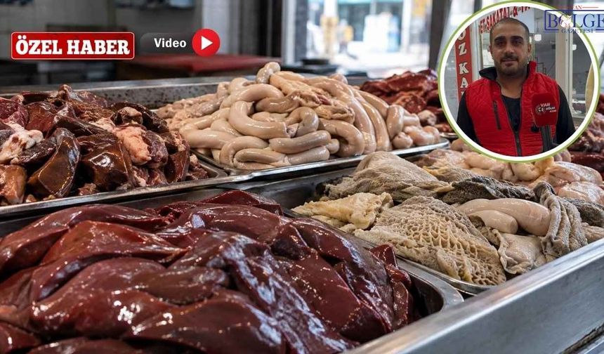 Van’da kışın vazgeçilmezi sakatatta fiyatlar ve sorunlar