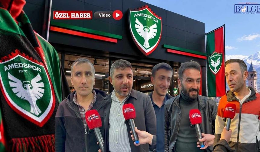 Van’da Amedspor Store’un açılmasına yurttaşlar ne diyor?