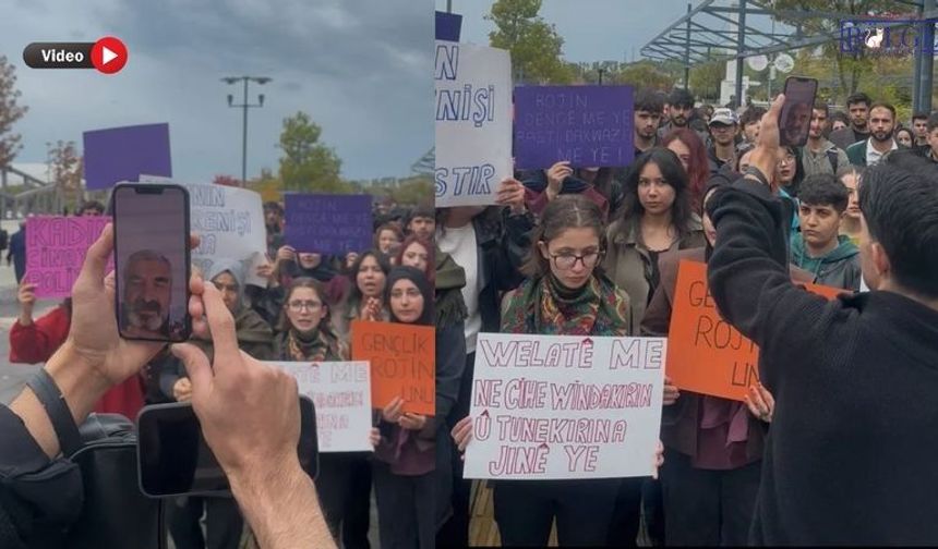 Van’da Rojin için düzenlenen yürüyüşe Nizamettin Kabaiş telefonla katıldı